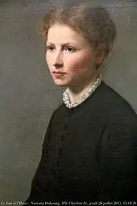 Portrait de Mlle Charlotte Dubourg (1870), musée de Grenoble.