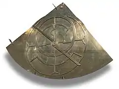 Astrolabe de type quadrant, Musée Paul Dupuy, Toulouse.