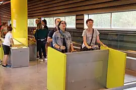 Des adultes occupés.