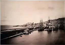 Fin XIX par Gustave Le Gray, le Said au port.