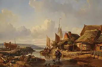 Charles Mozin, Le Quernet, musée de Trouville - Villa Montebello.