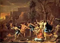 Le Jeune Pyrrhus sauvé, Nicolas Poussin (1634), musée du Louvre.