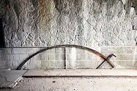 Le mécanisme du pont-levis.