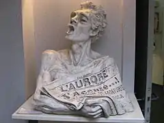 Salle du musée Jean-Jaurès, Jean Jaurès et la presse.