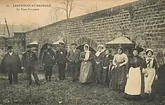 Pont frontière entre Lanfroicourt (France) et Manhoué (Moselle annexée)