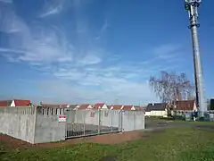 Le puits est équipé d'un exutoire de grisou.