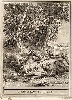 Image illustrative de l’article Le Cerf et la Vigne