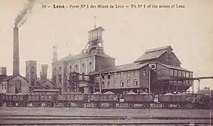 Fosse no 1 Sainte-Élisabeth ou Jules Casteleyn au début du XXe siècle.