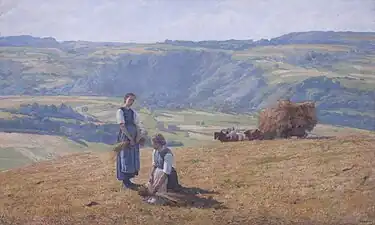 Les Glaneuses (1880-1917), Moudon, musée Eugène Burnand.