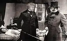 Les Misérables (1917) : Gretchen Hartman, William Farnum et Hardee Kirkland (de g. à d.)