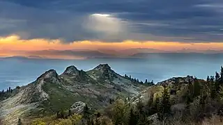 Vue sur les Trois Dents.