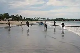 Trinquemalay, la plage des pêcheurs.