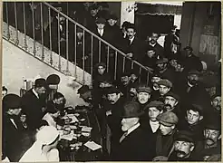 Arrivée des réfugiés belges, fin 1914.