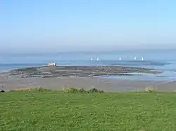 Le fort de l'Heurt, moulière naturelle.