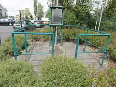 Le puits no 5 bis et son exutoire de grisou.