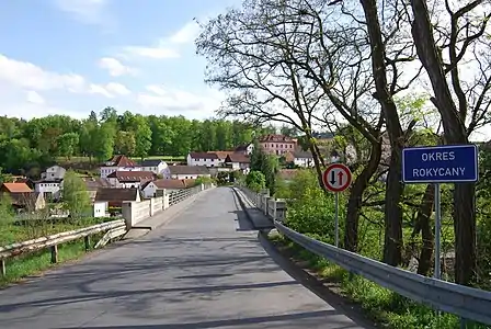 Liblín : pont sur la Berounka.