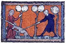 Licorne sur un bestiaire d’amour rimé de la fin du XIIIe siècle.