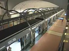 La station de la ligne 14.
