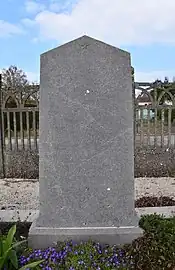 Tombe de William Malcom Chisholm, premier militaire australien tombé lors de guerre 14-18.