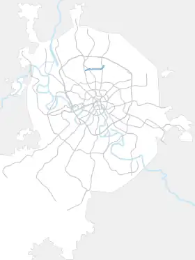 Voir la carte de la ligne.