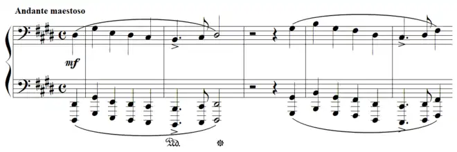 partition pour piano