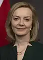 Liz Truss, née le 26 juillet 1975 (48 ans), première ministre en 2022.