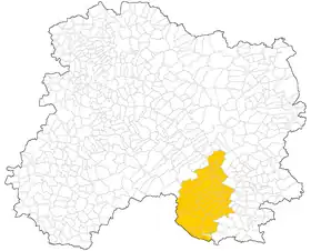 Localisation de Communauté de Communes Vitry, Champagne et Der