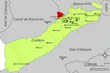 dans la comarque de la Costera.