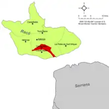 dans la comarque du Rincón de Ademuz.