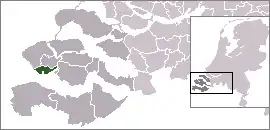 Localisation de Flessingue