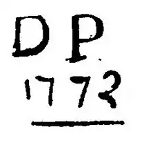 Marque en violet au feu de mouffle sur tasse et soucoupe