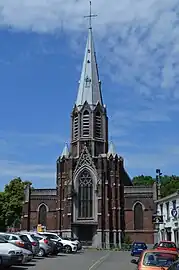 Église Sainte-Marie, de style néogothique bâtie en 1876 par Émile Ryez.