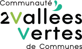 Blason de Communauté de Communes des 2 Vallées Vertes