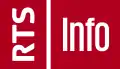 Logo de RTS Info du 26 août 2019 au 21 août 2023.