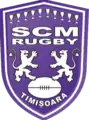 Logo du SCM Rugby Timișoara instauré en 2020.