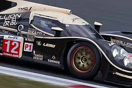 La Lola B12/60-Toyota n°12 aux 6 Heures de Fuji 2012.