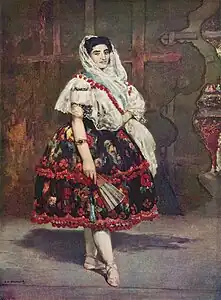 Lola de Valence, 1862 (123 × 92 cm), Paris, musée d'Orsay.