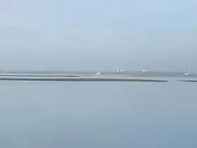 Vue de l'île, le 2 mars 2007.