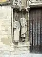 Statues du piédroit gauche.