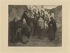 Louise Danse, Un pèlerinage, Bibliothèque Royale de Belgique