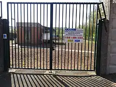 L'entrée du site en 2011.