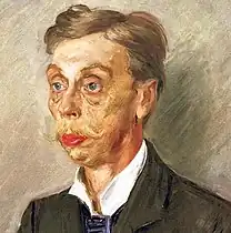 Lovis Corinth, Portrait du comte von Keyserling, 1901