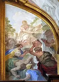 Moïse faisant jaillir les eaux