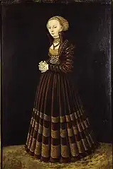Lucas Cranach, Portrait de Femme à la Pomme.