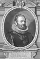 Paulus Pontius (d'après Antoine van Dyck), Portrait de Nicolaas Rockox, gravure sur cuivre, milieu du XVIIe siècle.