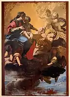 Le Transport de la Sainte Maison de Lorette, Musée Del Colle del Duomo, Viterbe.