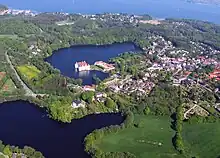 Vue aérienne de Glücksburg