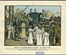 Louise de Mecklembourg-Strelitz de retour à Berlin en 1809