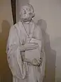 Statue en plâtre de Luther par A. Marzolff.