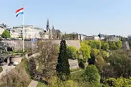 La vieille ville vue depuis le pont Adolphe.